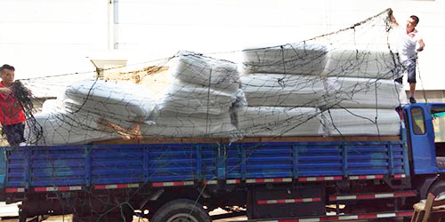 初效過濾棉裝車