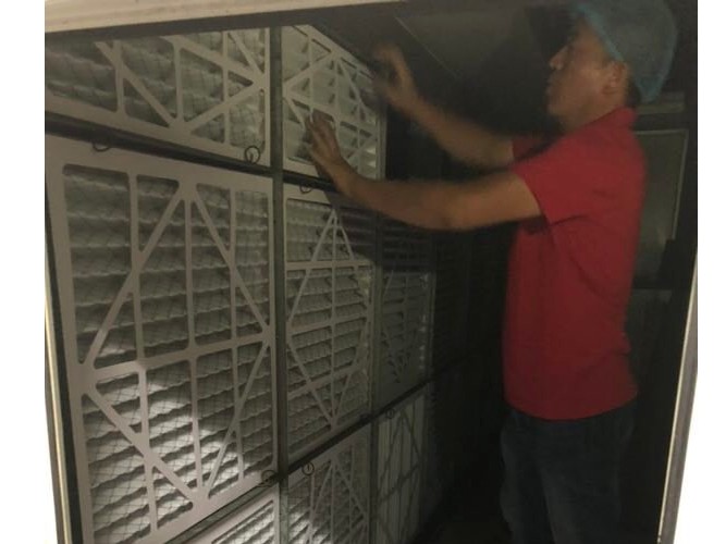 紙框初效過濾器在上海某大型商場(chǎng)成功運(yùn)用案例