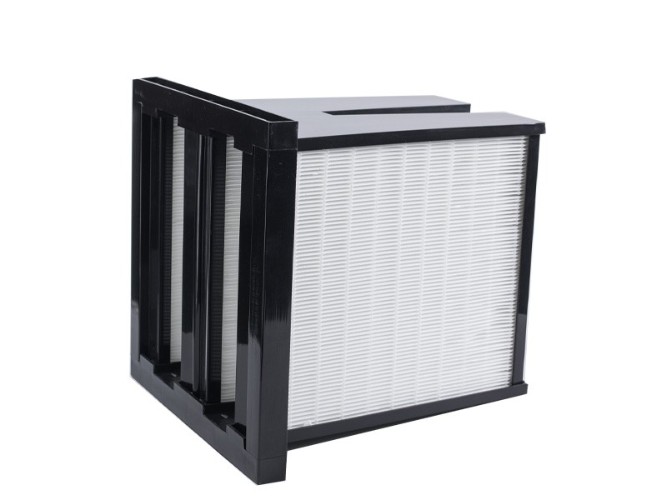 塑料框V型亞高效過濾器