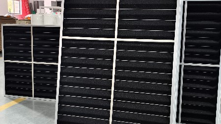 呼和浩特草原紅太陽食品復購JAF鋁框活性炭板式過濾器成功案例